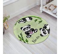 JHAOUNUK Tappeto Bagno Super Assorbente Tappetino per Doccia Microfibra,Asciugatura Rapida Tappetino Doccia per,Carino panda in diverse pose disegno a mano,60x60cm