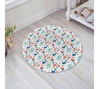 JHAOUNUK Tappeto Bagno Super Assorbente Tappetino per Doccia Microfibra,Asciugatura Rapida Tappetino Doccia per,Modello Animale Polpo Balena Stella Marina Crostacei Abstract Mar,60x60cm