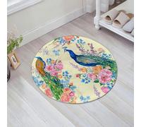 JHAOUNUK Tappeto Bagno Super Assorbente Tappetino per Doccia Microfibra,Asciugatura Rapida Tappetino Doccia per,Illustrazione ad acquerello La crema di sfondo può essere utilizzata nella tua a,60x60cm