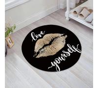 JHAOUNUK Tappeto Bagno Super Assorbente Tappetino per Doccia Microfibra,Asciugatura Rapida Tappetino Doccia per,Ama te stesso Pensiero positivo Cuore Amore Detto Regalo di compleanno per la fa,60x60cm