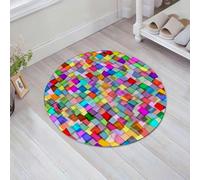 JHAOUNUK Tappeto Bagno Super Assorbente Tappetino per Doccia Microfibra,Asciugatura Rapida Tappetino Doccia per,Natura, onde dell'oceano al mattino e un cielo soleggiato sopra l',60x60cm