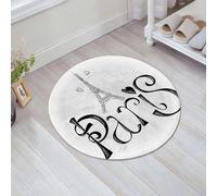 JHAOUNUK Tappeto Bagno Super Assorbente Tappetino per Doccia Microfibra,Asciugatura Rapida Tappetino Doccia per,Decorazione della città di Parigi, illustrazione con la Torre Eiffel, Francia, s,60x60cm