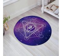 JHAOUNUK Tappeto Bagno Super Assorbente Tappetino per Doccia Microfibra,Asciugatura Rapida Tappetino Doccia per,Occhio della Provvidenza. Occhio onniveggente all'interno di una piramide triang,60x60cm