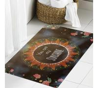 JHAOUNUK Tappeto Bagno Super Assorbente Tappetino per Doccia Microfibra,Asciugatura Rapida Tappetino Doccia per,Tu sei la mia canzone ine dentro la cornice del sole,50x80cm