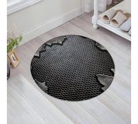 JHAOUNUK Tappeto Bagno Super Assorbente Tappetino per Doccia Microfibra,Asciugatura Rapida Tappetino Doccia per,Moderno, Grunge Sfondo metallico Digitale evidenziato incrinato futurista,60x60cm