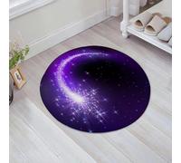 JHAOUNUK Tappeto Bagno Super Assorbente Tappetino per Doccia Microfibra,Asciugatura Rapida Tappetino Doccia per,Cometa volante con coda curva e luminosa nel cielo notturno stellato,60x60cm