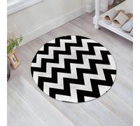 JHAOUNUK Tappeto Bagno Super Assorbente Tappetino per Doccia Microfibra,Asciugatura Rapida Tappetino Doccia per,Motivo Chevron senza soluzione di continuità. Motivo a zig zag ripetuto per stam,60x60cm