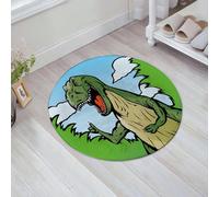 JHAOUNUK Tappeto Bagno Super Assorbente Tappetino per Doccia Microfibra,Asciugatura Rapida Tappetino Doccia per,Dinosauro che fa il pollice in su. Può tenere qualsiasi cosa in mano ed è separa,60x60cm