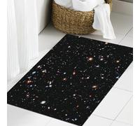 JHAOUNUK Tappeto Bagno Super Assorbente Tappetino per Doccia Microfibra,Asciugatura Rapida Tappetino Doccia per,Galassie Gli elementi di questa immagine sono forniti dalla NASA.,60x90cm