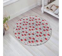 JHAOUNUK Tappeto Bagno Super Assorbente Tappetino per Doccia Microfibra,Asciugatura Rapida Tappetino Doccia per,Natura carina con tti astratti, alberi e FLO,60x60cm