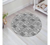 JHAOUNUK Tappeto Bagno Super Assorbente Tappetino per Doccia Microfibra,Asciugatura Rapida Tappetino Doccia per,Parigi, immagine monocromatica vintage fiume Senna Notre Dame carino Dov,60x60cm