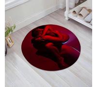 JHAOUNUK Tappeto Bagno Super Assorbente Tappetino per Doccia Microfibra,Asciugatura Rapida Tappetino Doccia per,Studio di coppia. Coppia innamorata. Storia d'amore. Contesto.,60x60cm