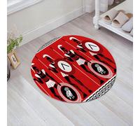 JHAOUNUK Tappeto Bagno Super Assorbente Tappetino per Doccia Microfibra,Asciugatura Rapida Tappetino Doccia per,Modello senza soluzione di continuità con gli antichi guerrieri greci,60x60cm