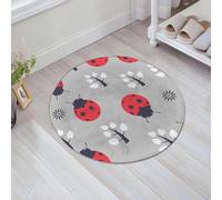 JHAOUNUK Tappeto Bagno Super Assorbente Tappetino per Doccia Microfibra,Asciugatura Rapida Tappetino Doccia per,Natura carina con tti astratti, alberi e FLO (2),60x60cm