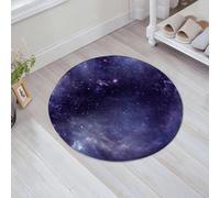 JHAOUNUK Tappeto Bagno Super Assorbente Tappetino per Doccia Microfibra,Asciugatura Rapida Tappetino Doccia per,Melanzane, cielo con le costellazioni dello spazio aperto,60x60cm