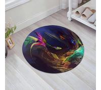 JHAOUNUK Tappeto Bagno Super Assorbente Tappetino per Doccia Microfibra,Asciugatura Rapida Tappetino Doccia per,Il drago che vive nella caverna prima della città dei mostri è alla ricerca di c,60x60cm
