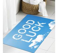 JHAOUNUK Tappeto Bagno Super Assorbente Tappetino per Doccia Microfibra,Asciugatura Rapida Tappetino Doccia per,Buona fortuna un massaggio di nuvole nel cielo,60x90cm