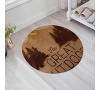 JHAOUNUK Tappeto Bagno Super Assorbente Tappetino per Doccia Microfibra,Asciugatura Rapida Tappetino Doccia per,natura grandi spazi aperti montagna avventura,60x60cm