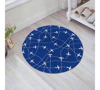JHAOUNUK Tappeto Bagno Super Assorbente Tappetino per Doccia Microfibra,Asciugatura Rapida Tappetino Doccia per,Puntine per la mappa di tracciamento degli aerei, puntine per la posizione di vi,60x60cm