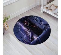 JHAOUNUK Tappeto Bagno Super Assorbente Tappetino per Doccia Microfibra,Asciugatura Rapida Tappetino Doccia per,Confronting Worlds. Combatti fino alla morte contro il mostro e il mago,60x60cm