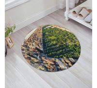 JHAOUNUK Tappeto Bagno Super Assorbente Tappetino per Doccia Microfibra,Asciugatura Rapida Tappetino Doccia per,Vista aerea di Manhattan New York guardando verso nord fino a Central Park,60x60cm