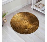 JHAOUNUK Tappeto Bagno Super Assorbente Tappetino per Doccia Microfibra,Asciugatura Rapida Tappetino Doccia per,Bassorilievo di Ramesse II e Seth nel Grande Tempio di Abu Simbel,60x60cm