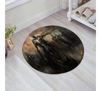 JHAOUNUK Tappeto Bagno Super Assorbente Tappetino per Doccia Microfibra,Asciugatura Rapida Tappetino Doccia per,generale che guida il suo esercito in guerra,60x60cm