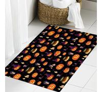 JHAOUNUK Tappeto Bagno Super Assorbente Tappetino per Doccia Microfibra,Asciugatura Rapida Tappetino Doccia per,Halloween è una festa allegra degli spiriti maligni. Molti dolcetti danno questo,60x90cm