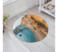 JHAOUNUK Tappeto Bagno Super Assorbente Tappetino per Doccia Microfibra,Asciugatura Rapida Tappetino Doccia per,Spiaggia al Tramonto Ponza Isola Italia,60x60cm
