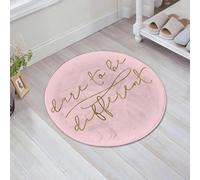 JHAOUNUK Tappeto Bagno Super Assorbente Tappetino per Doccia Microfibra,Asciugatura Rapida Tappetino Doccia per,Citazione motivazionale Sii diverso, perfetta per l'arte murale,60x60cm