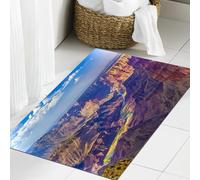 JHAOUNUK Tappeto Bagno Super Assorbente Tappetino per Doccia Microfibra,Asciugatura Rapida Tappetino Doccia per,Grand Canyon all'alba con il fiume Colorado,60x90cm