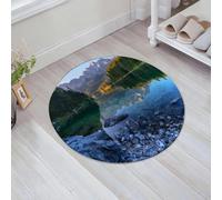 JHAOUNUK Tappeto Bagno Super Assorbente Tappetino per Doccia Microfibra,Asciugatura Rapida Tappetino Doccia per,Meravigliosi altopiani alpini in una giornata di sole. Paesaggio naturale. Il la,60x60cm