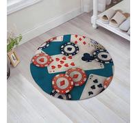 JHAOUNUK Tappeto Bagno Super Assorbente Tappetino per Doccia Microfibra,Asciugatura Rapida Tappetino Doccia per,Le fiches e le carte da gioco sono sparse sul tavolo. Casinò. Giochi. Tempo libe,60x60cm