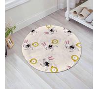 JHAOUNUK Tappeto Bagno Super Assorbente Tappetino per Doccia Microfibra,Asciugatura Rapida Tappetino Doccia per, nel paese delle meraviglie cartone animato modello sfondo senza soluzione,60x60cm