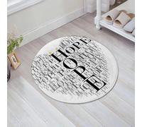 JHAOUNUK Tappeto Bagno Super Assorbente Tappetino per Doccia Microfibra,Asciugatura Rapida Tappetino Doccia per,Parole di speranza a forma di cuore illustrazione romantica con candele arte dig,60x60cm