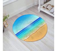 JHAOUNUK Tappeto Bagno Super Assorbente Tappetino per Doccia Microfibra,Asciugatura Rapida Tappetino Doccia per,Blue Resort Seascape Isola Bellissimo Paradiso Turismo Playa Naturaleza Vacacion,60x60cm