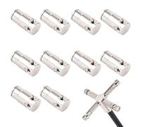 JHCBKFF 10 raccordi a pressione per sistema di raffreddamento ad alta pressione, tappo terminale nebulizzatore, tubo OD da 3/8" (non include ugelli)