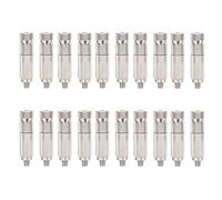 JHCBKFF 20pcs Brass Misting Nozzles with Stainless Steel Orifice, Clogging-Prevent Water Mister Nozzle, Garden Atomizing Nozzle 3/16" Thread