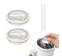 JHCBKFF Confezione da 2 coperchi di ricambio for cannucce a ribalta da 40 oz adatti for Stanley Quencher, copertura anti-rovesciamento for tazze Stanley
