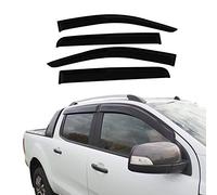 JHCHAN Deflettori D'aria Deflettori del vento anteriori e posteriori per Ford Ranger Wildtrak T6 T7 T8 2012-2022 MK1 MK2 MK3 XL XLT Tremor Limited Platinum Raptor