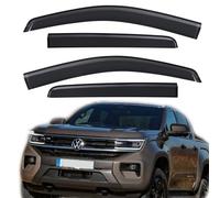 JHCHAN Deflettori d'aria per Volkswagen VW Amarok 2023-2024-2025 Doppia cabina V6 Aventura Trendline Startline Highline Incollare Deflettori antipioggia (Amarok 2023 - 2025)