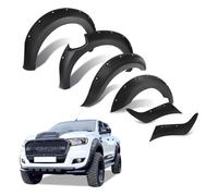 JHCHAN Estensioni parafango per Ford Ranger Wildtrak Raptor T7 2015 - 2018 doppia cabina, off-road Pocket Style estensioni per passaruota 35 mm 9 pollici