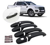 JHCHAN Protezione della copertura della maniglia della porta laterale per Ford Ranger Wildtrak Raptor 2015-2022 T7 T8 Wildtrak X Platinum XL XLT Limited Tremor MK2 MK3 (maniglia senza chiave)