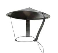 JHDXL Camino in Acciaio Inox, Cappello Antipioggia, Camino Scarico Fumi Antivento, Fumaria Cappello, Comignolo Antipioggia Tappo, Cappello Cinese, Comignolo Antivento