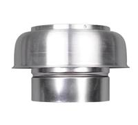 JHDXL Comignolo Antipioggia e Antivento, Protezione da Pioggia e Vento, Cappello del Camino, Copertura Antipioggia a Fungo in Alluminio, Copertura del Tetto Per Camino Esterno(133mm/5.2in)