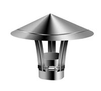 JHDXL Comignolo Antipioggia Tappo, Cappello Del Camino, Comignolo Antivento, Comignolo Verticale Per, Canna Fumaria, Fumaria Cappello, Antipioggia Per Camino Terminale Canna(220mm/8.6in)