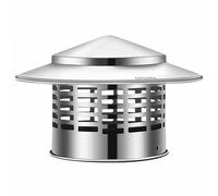 JHDXL Comignolo, Antivento Cappello, Del Camino, Comignolo Antipioggia E Antivento, Durevoli Universali, Componenti per Canna Fumaria Canna Fumaria, Comignolo Cinese Antivento(110mm/4.3in)