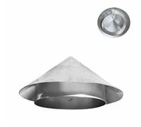 JHDXL Comignolo Antivento Cappello del Camino, Comignolo Antivento Tubo Tondo Tubo di Scarico, Gomito Antiriflusso, Canna Fumaria, Comignolo Verticale Per
