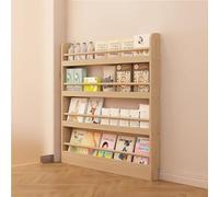 JHDXL Libreria a 2/3/4/5/6 Livelli in Legno, Moderna Torre Verticale per Libri, Scaffale Porta Libri Salvaspazio, per Ufficio Domestico, Soggiorno, Camera da Letto, Cucina(90 * 119cm/35.5 * 47in)