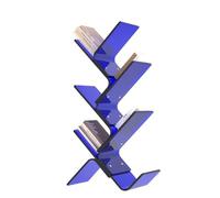 JHDXL Libreria a Forma di Albero, Librerie Salvaspazio Divisorio, Scaffale Portaoggetti Multiuso, per soggiorno, studio, casa, ufficio, camera da letto(Blue,81cm/32in)